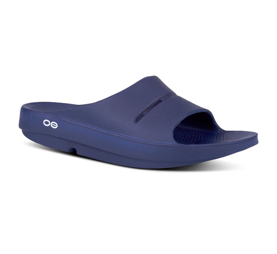 Oofos Men's Ooahh - Slide Navy ( UKVTL-4893 )